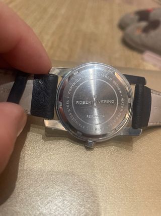 Reloj Roberto Verino Negro y Plateado