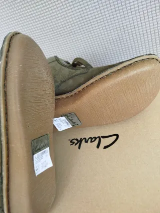 Botines Clarks Piel Verde