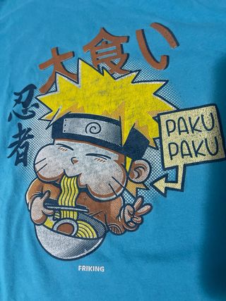 Lote Naruto: camiseta, figura y monedero