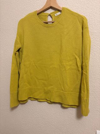 Jersey amarillo de punto