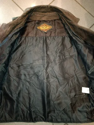 Gilet in pelle vintage XXL ottime condizioni top