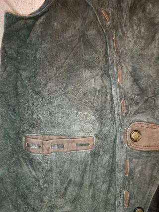 Gilet in pelle vintage XXL ottime condizioni top