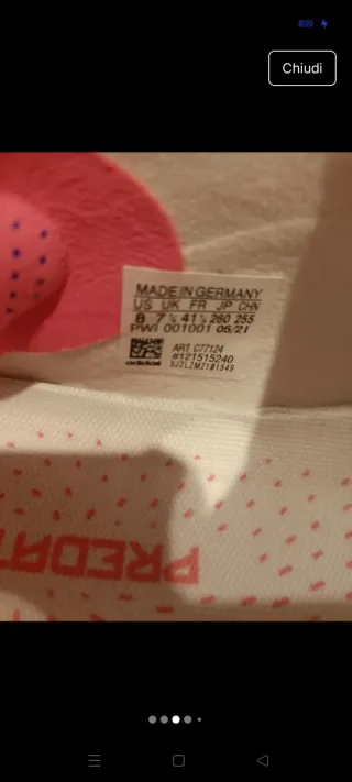 Scarpe da calcio  Adidas predator elite lace