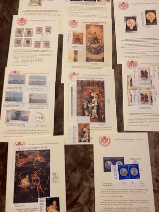 SMOM francobolli annata 2001