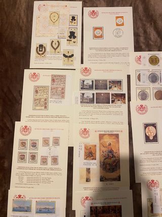 SMOM francobolli annata 2001