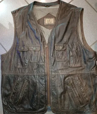 Gilet in pelle Italo taglia 50 ottime condizioni