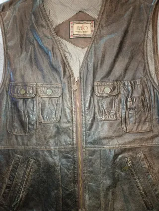 Gilet in pelle Italo taglia 50 ottime condizioni