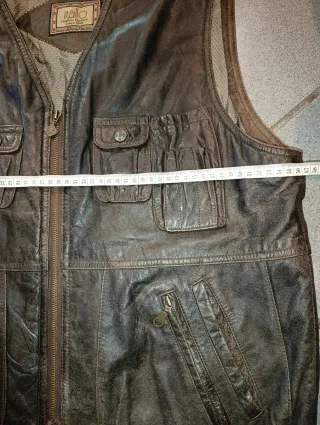 Gilet in pelle Italo taglia 50 ottime condizioni