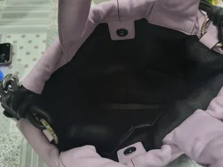 Bolso Tous Piel Lila Cadena Negra Nuevo