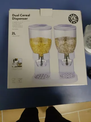 Dispensador Doble Cereales