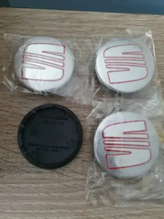 TAPAS BUJE RUEDA LLANTA SEAT CUPRA 56mm 5F0601171