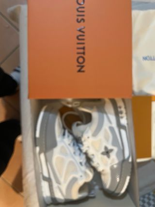 Scarpe Louis Vuitton grigie e bianche