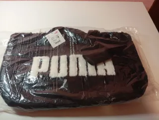 Bolso PUMA peluche negro