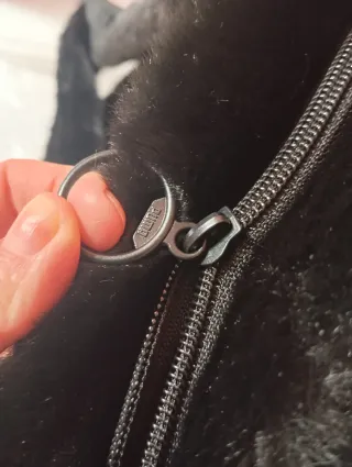 Bolso PUMA peluche negro