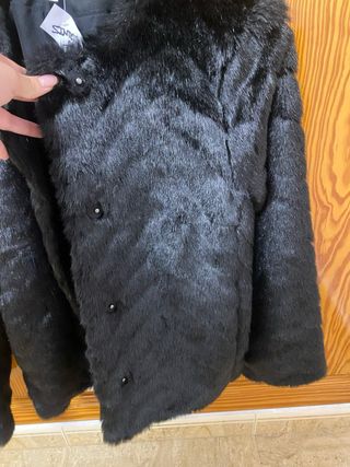 Abrigo pelo mujer