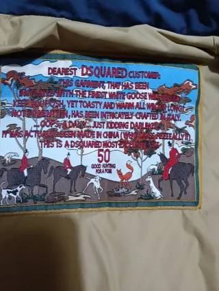 Piumino Dsquared2 Blu