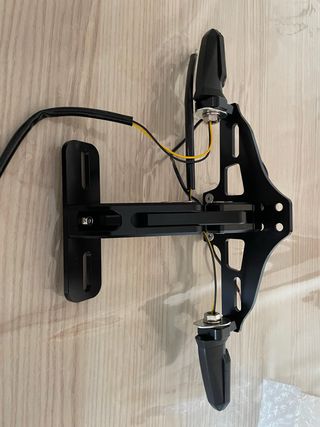 Portamatrículas LED Intermitentes Moto