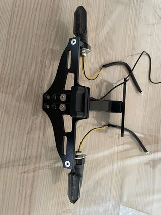 Portamatrículas LED Intermitentes Moto