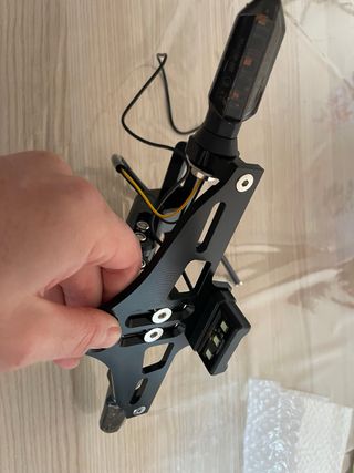 Portamatrículas LED Intermitentes Moto