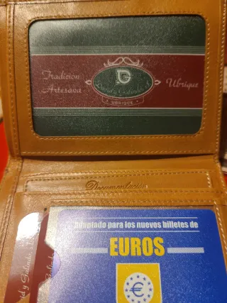 Cartera de piel mujer