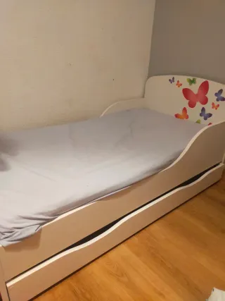 Cama juvenil con cajón