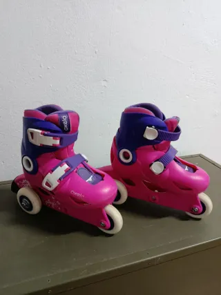 Patines Oxelo Talla 26-28 Rosa/Morado