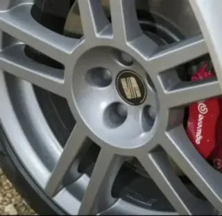 4 CENTROS RUEDA LLANTA SEAT LEÓN IBIZA CUPRA 56mm