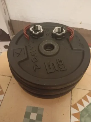 Kit Barra Pesas 50kg Decathlon