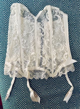 Corsé de novia blanco