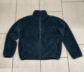 Giacca pile Uniqlo teal