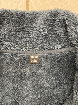 Giacca pile Uniqlo teal