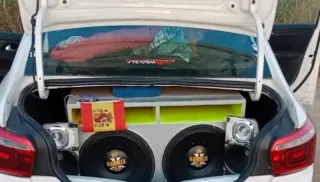 3 batería AMG 100 amperio Amplificador Taramps MD