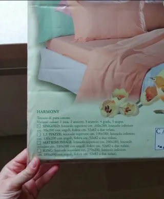 Completo Lenzuola Caleffi nuovo con cartellino