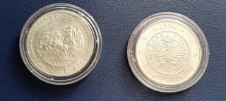 Coppia di monete in argento