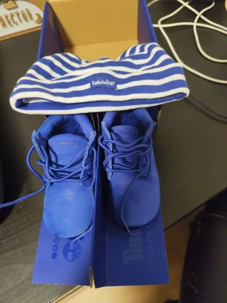 Conjunto Timberland bebé azul