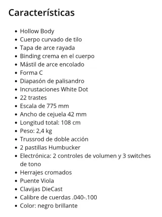 Bajo Eléctrico diseño violin tipo Hofner