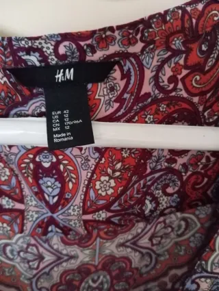 Vestido H&M estampado floral talla XL y L