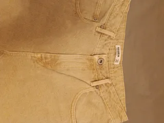 Pantalón vaquero Pull&Bear beige mujer Talla M