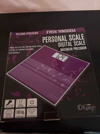 Báscula digital IDItalian diseño floral