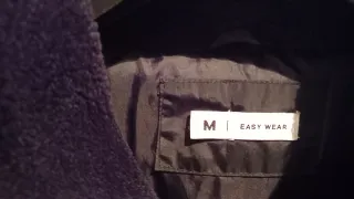 Abrigo acolchado cuello pelo y capucha