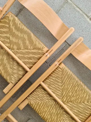 4 sillas plegables HABITAT. Vintage, 70s.