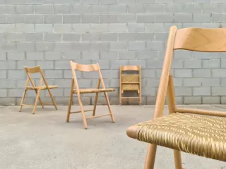 4 sillas plegables HABITAT. Vintage, 70s.