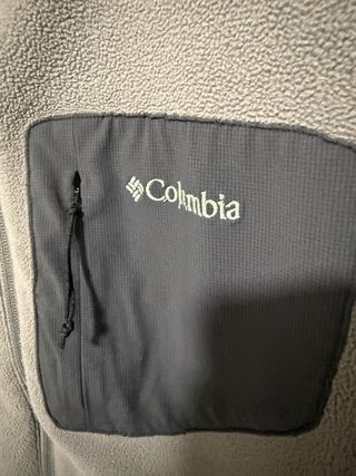 Forro polar Columbia Powder hombre gris y negro