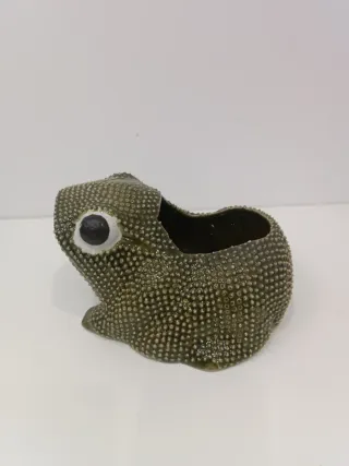 Macetero Rana Valenti Estilo Jean Roger Cerámica