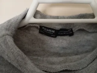 Vestido largo gris sin mangas