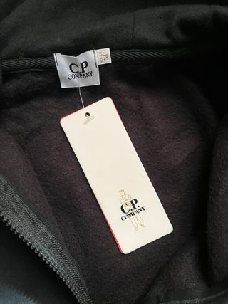 Felpa CP Company nera con occhiali