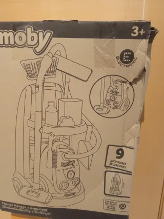 Carro limpieza Smoby con accesorios para montar