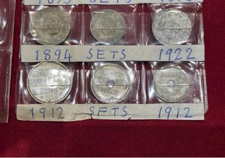 27 monete greche 1869-1926 Lepta e dracme