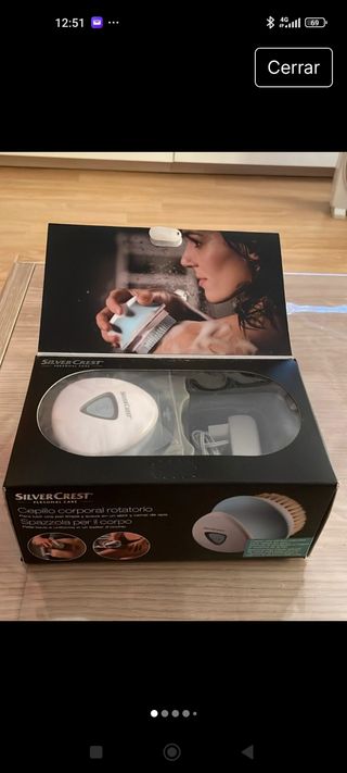 Cepillo Corporal Rotatorio Silver Crest