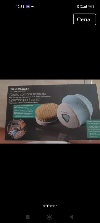Cepillo Corporal Rotatorio Silver Crest